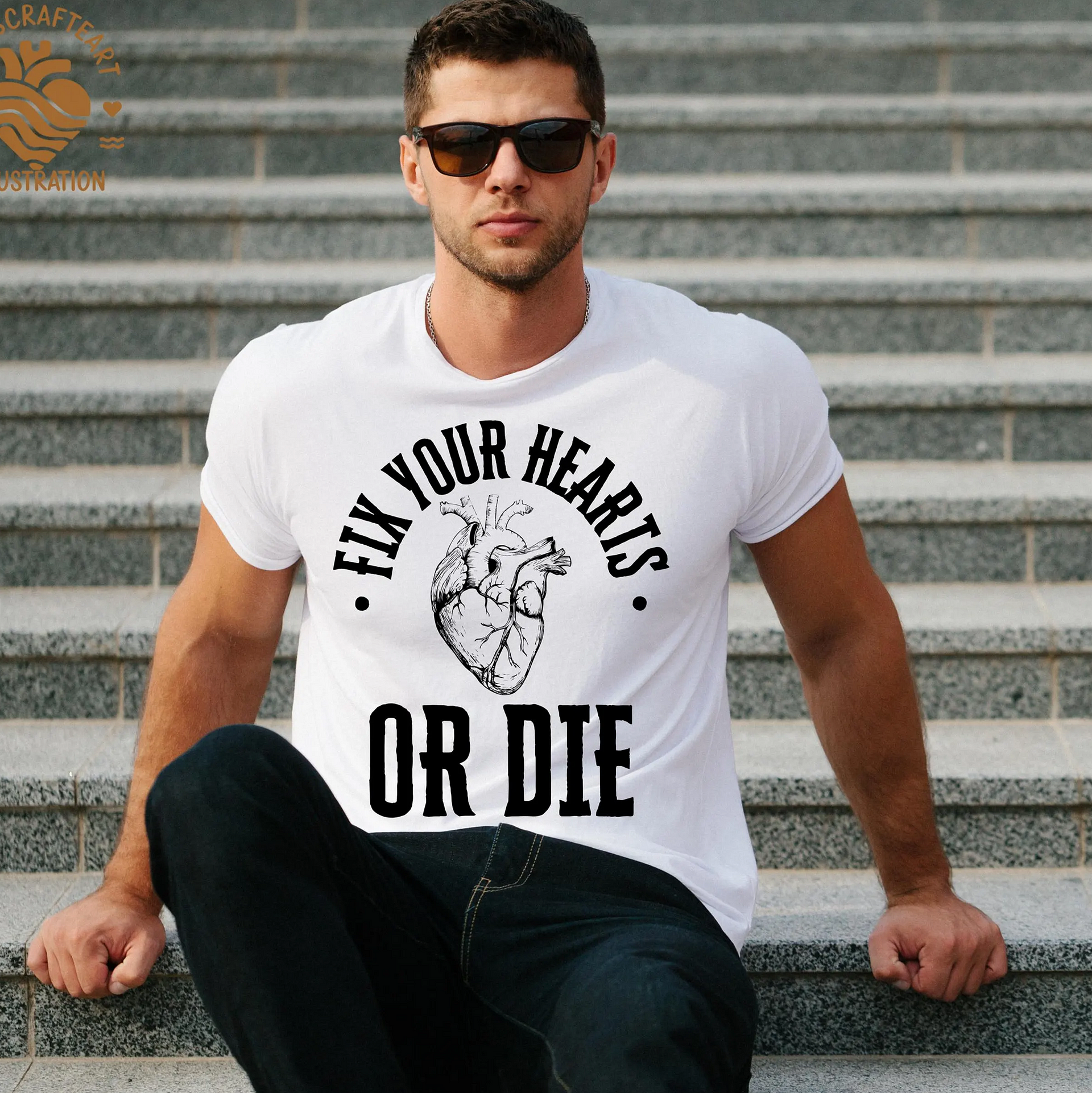 Fix Your Hearts Or Die Tshirts/Sweatshirts/Hoodies