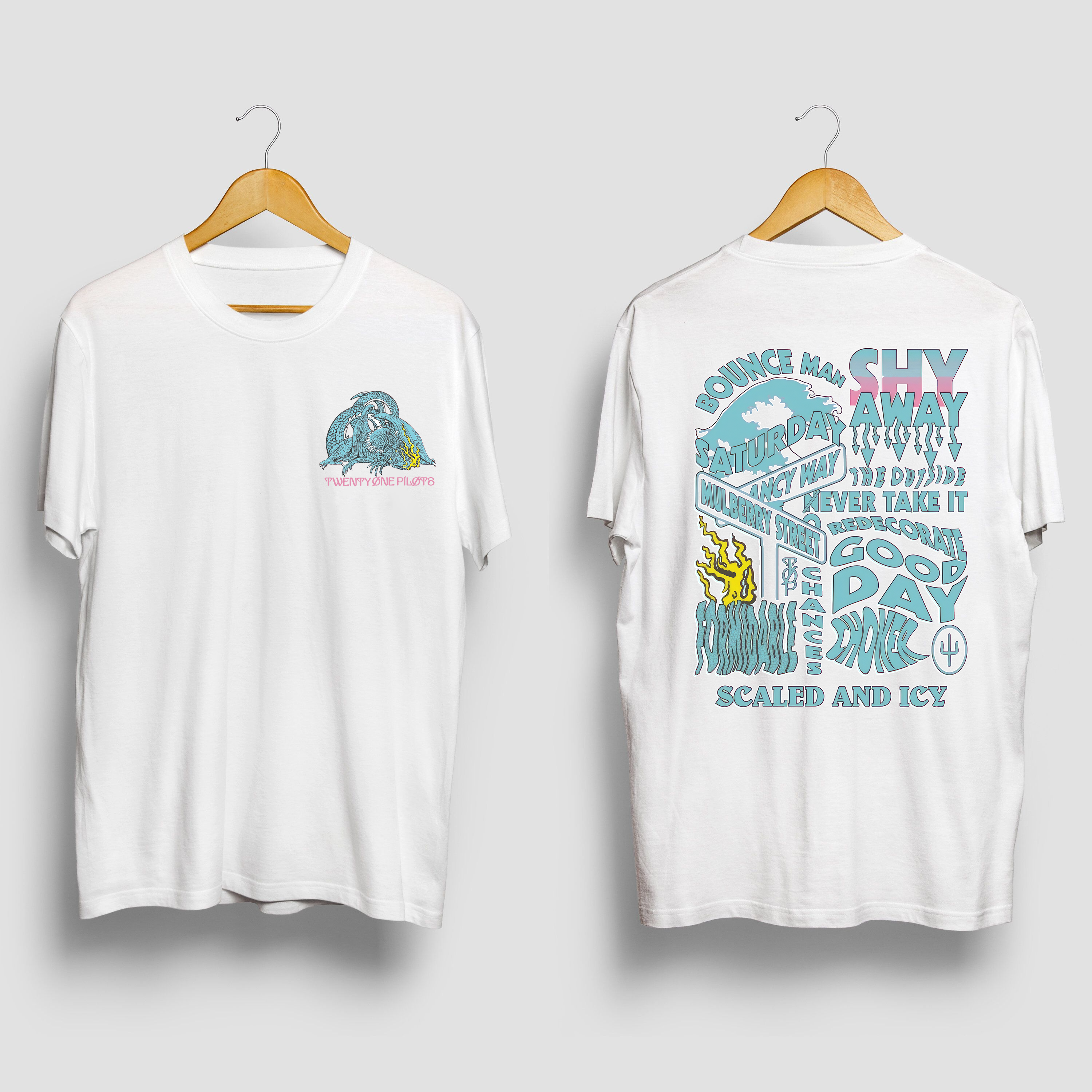 TWENTY ONE PILOTS �?SCALED AND ICY Both Side shirt-MEN