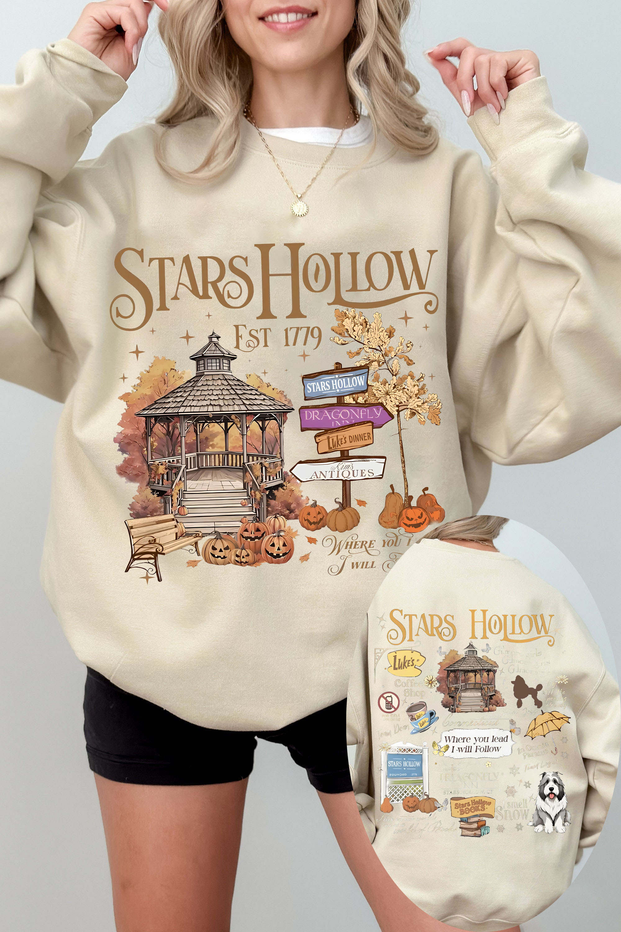 Stars Hollow Luke's Coffee Sweatshirt For Women