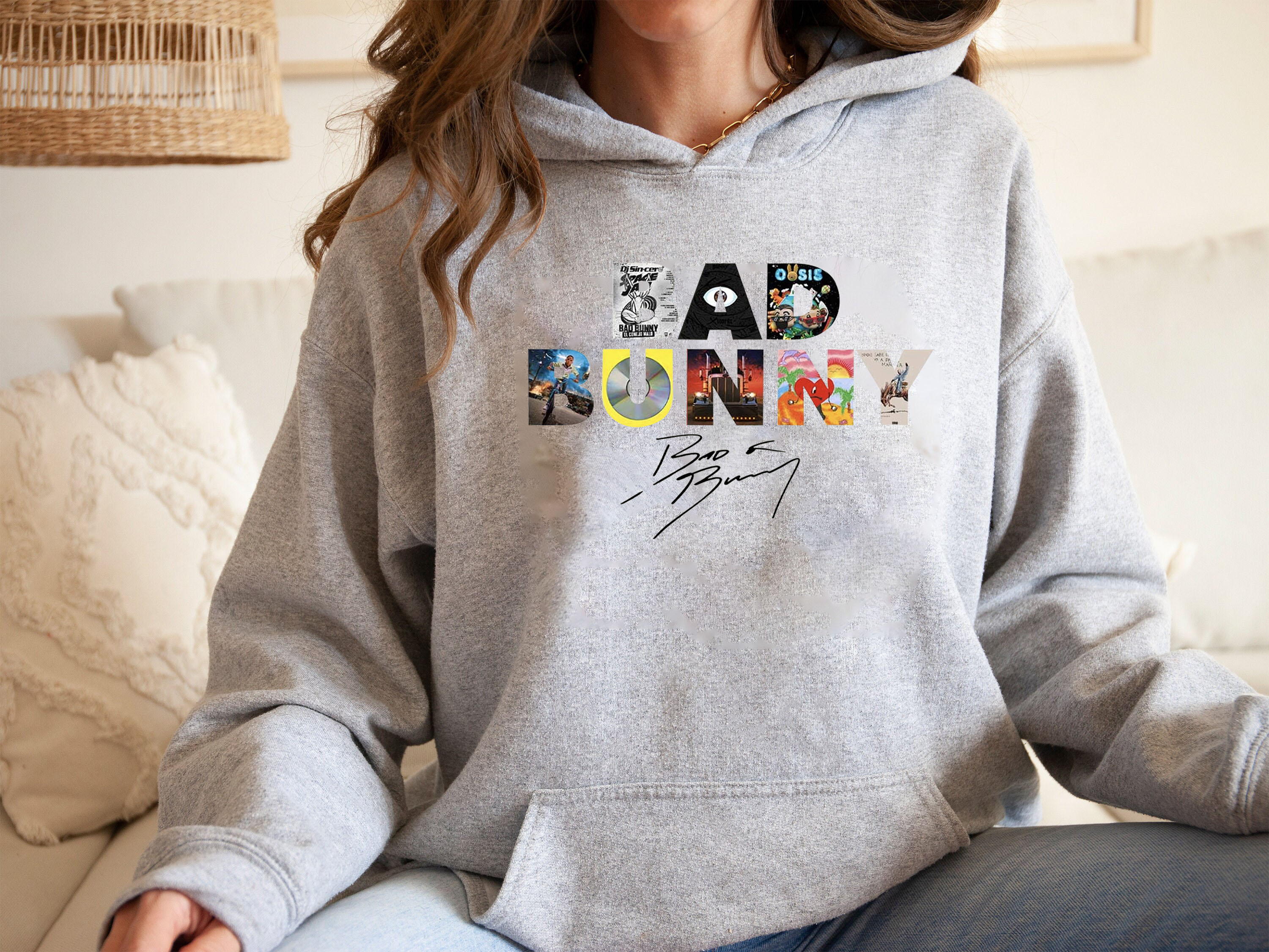 Bad Bunny Albums Version �C Women Hoodie