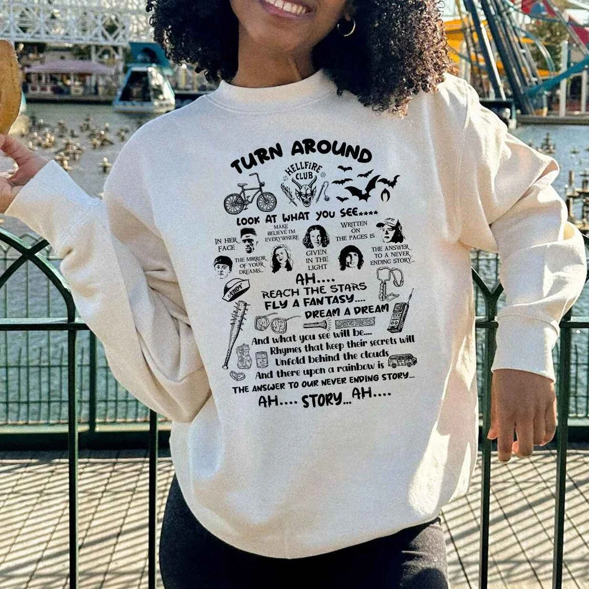Stranger Things Dustin and Suzy The Neverending Story shirts/Sweatshirts/Hoodies