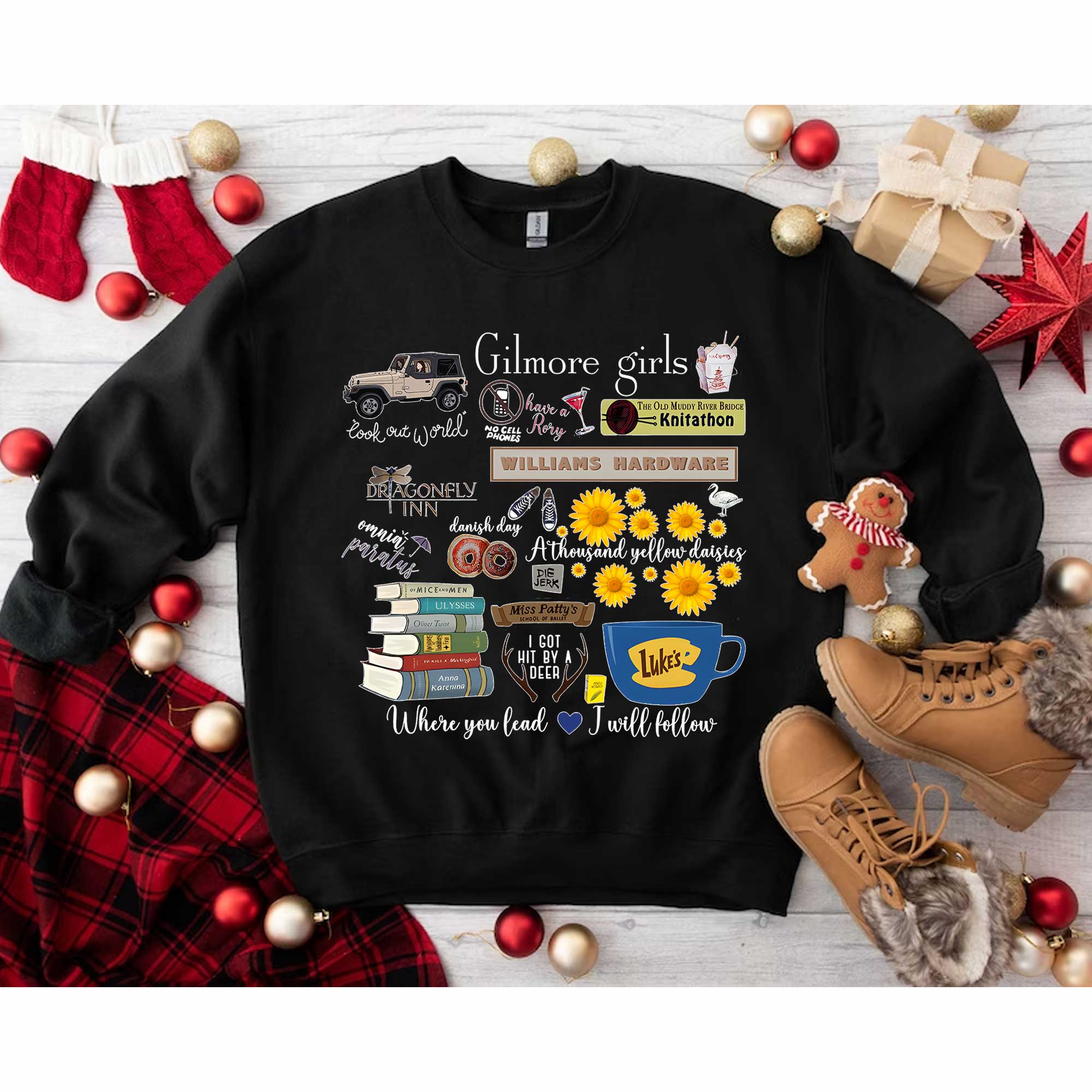 Stars Hollow  Gilmore Girls – Jeep version Sweatshirt For Women