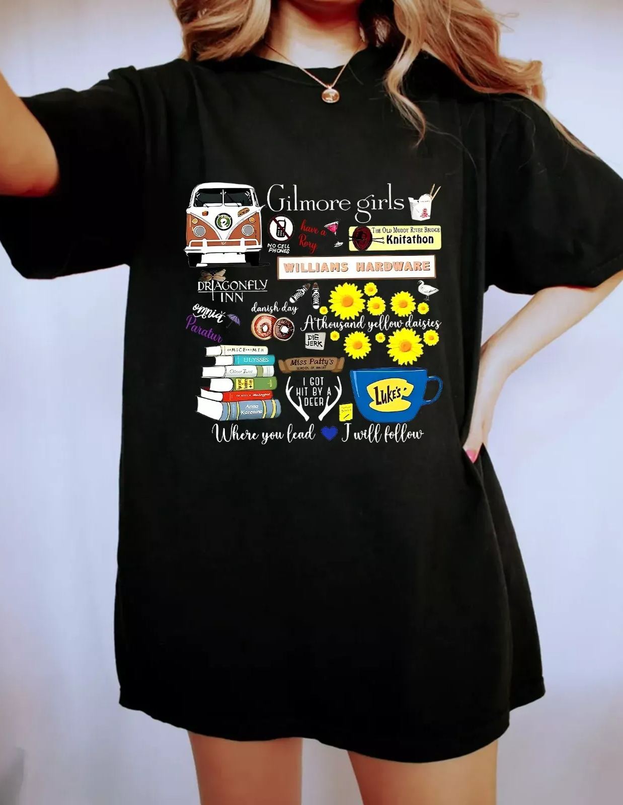 Vintage Stars Hollow tshirt, Gilmore Girls
