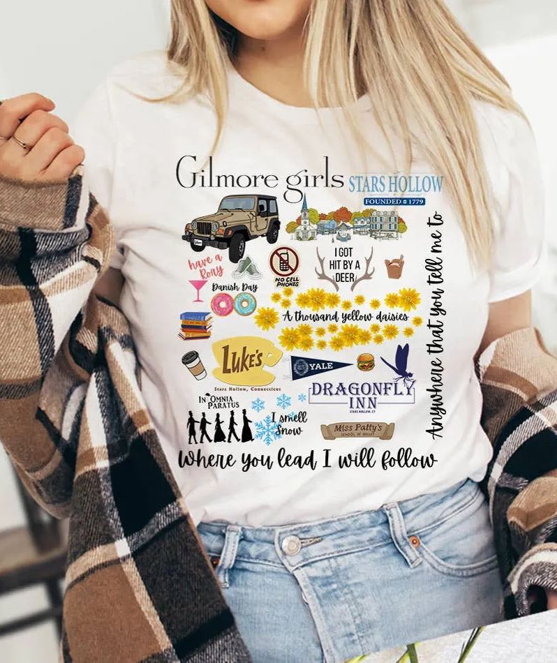 Stars Hollow  Gilmore Girls – Jeep version Shirt For Women