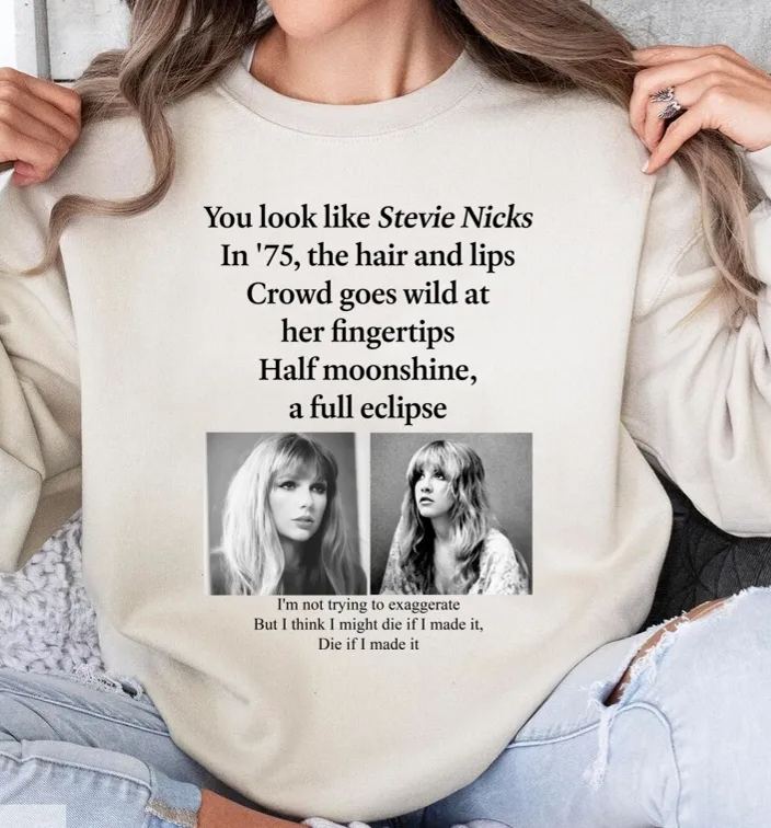 Taylor Swift x Stevie Nicks Vintage SweatShirt