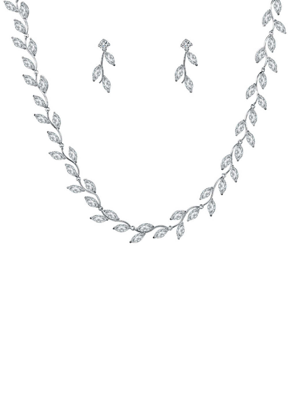 Bridal Wedding Jewelry Necklace Earrings Sets