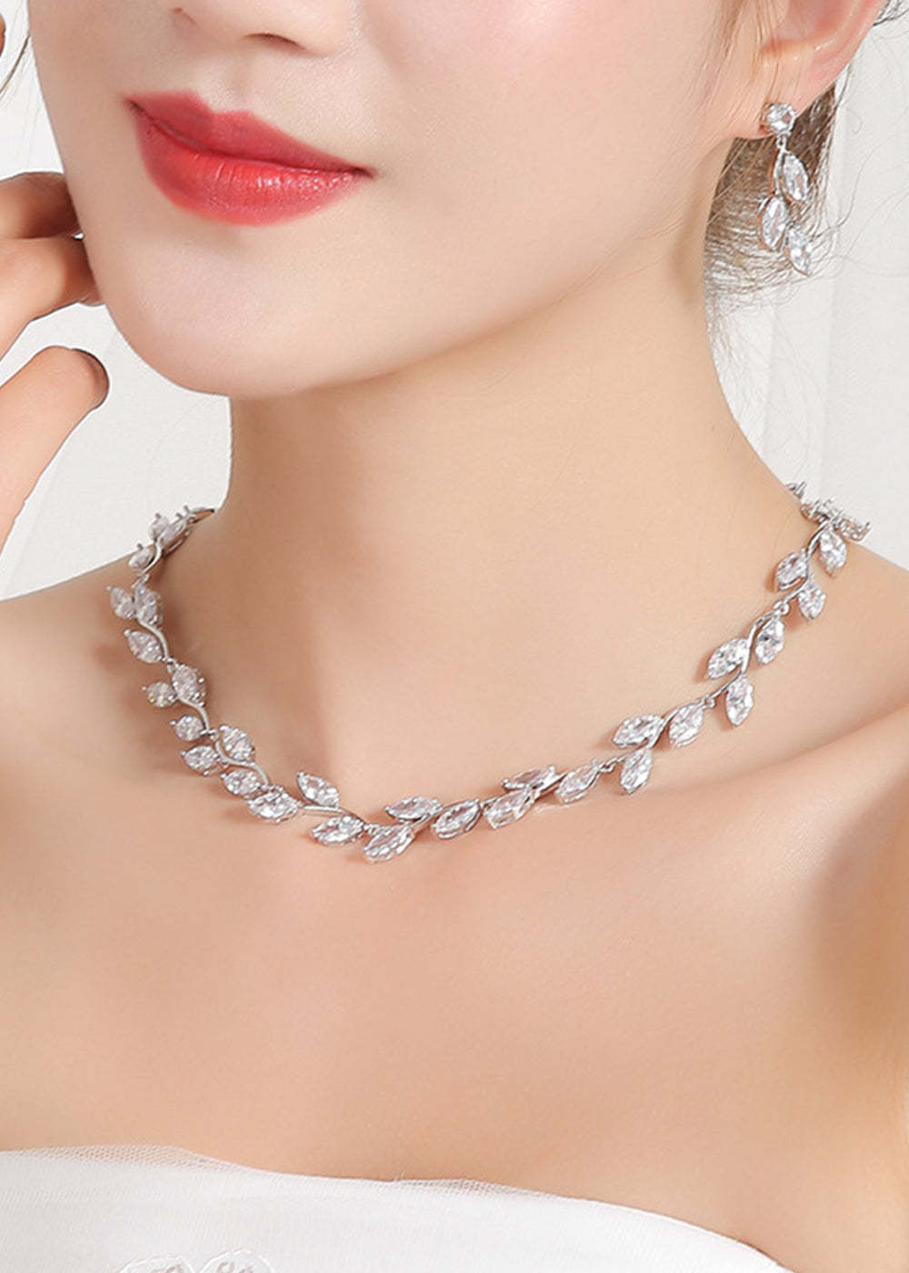 Bridal Wedding Jewelry Necklace Earrings Sets