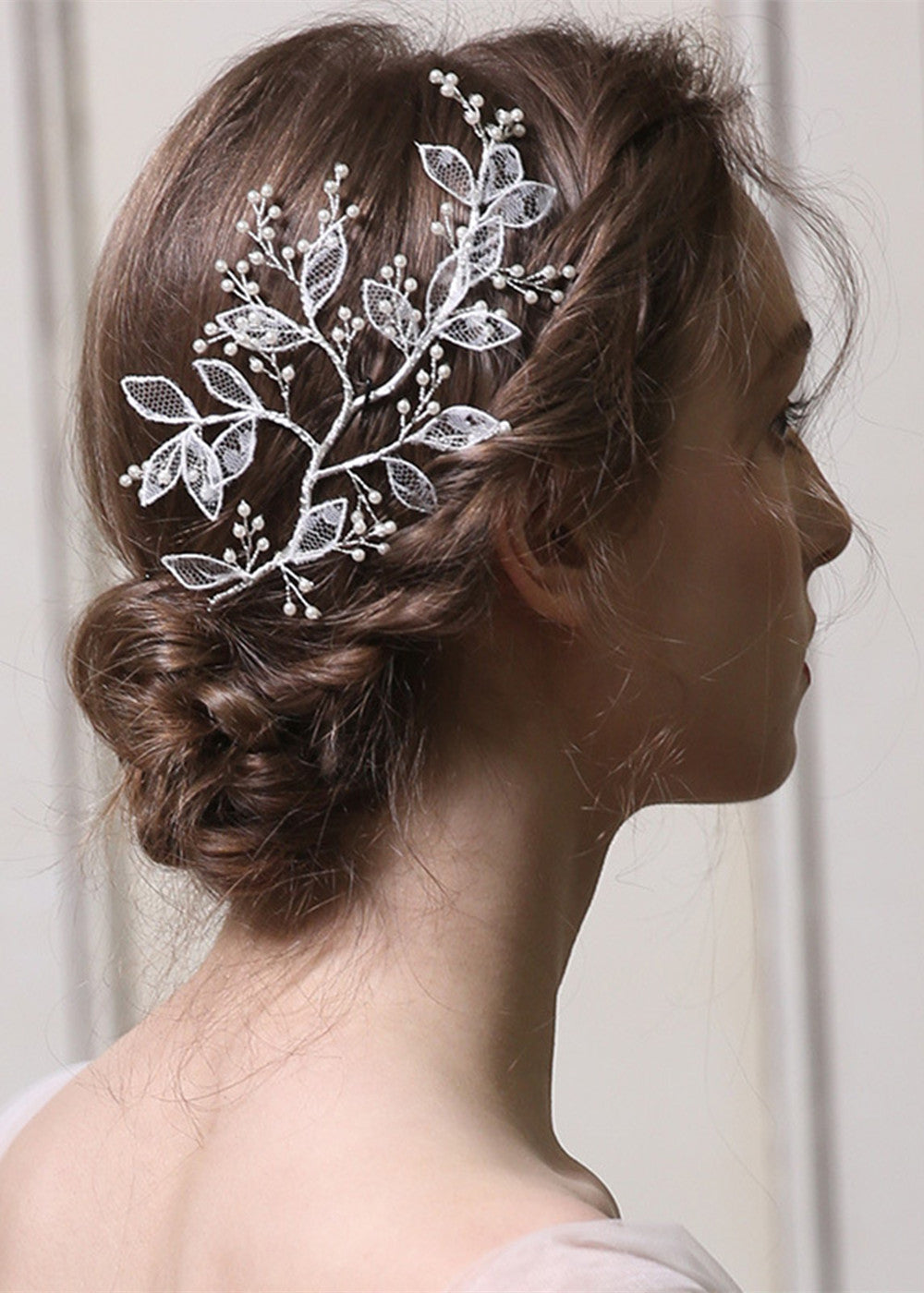 Elegant Lace Flower Hair Decoration