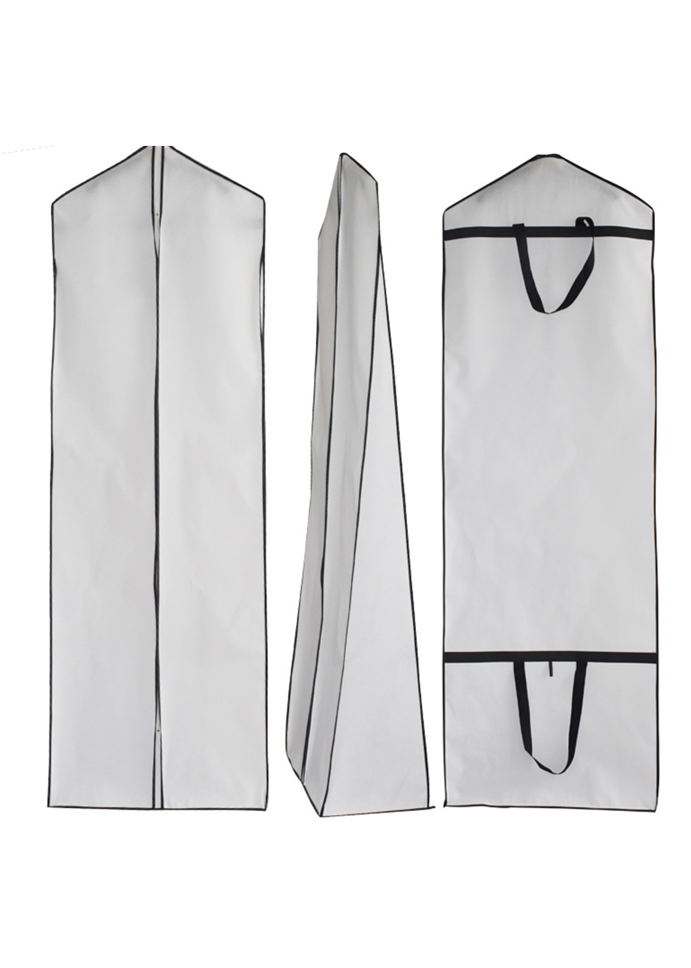 Transparent Front Wedding Dress Garment Bag
