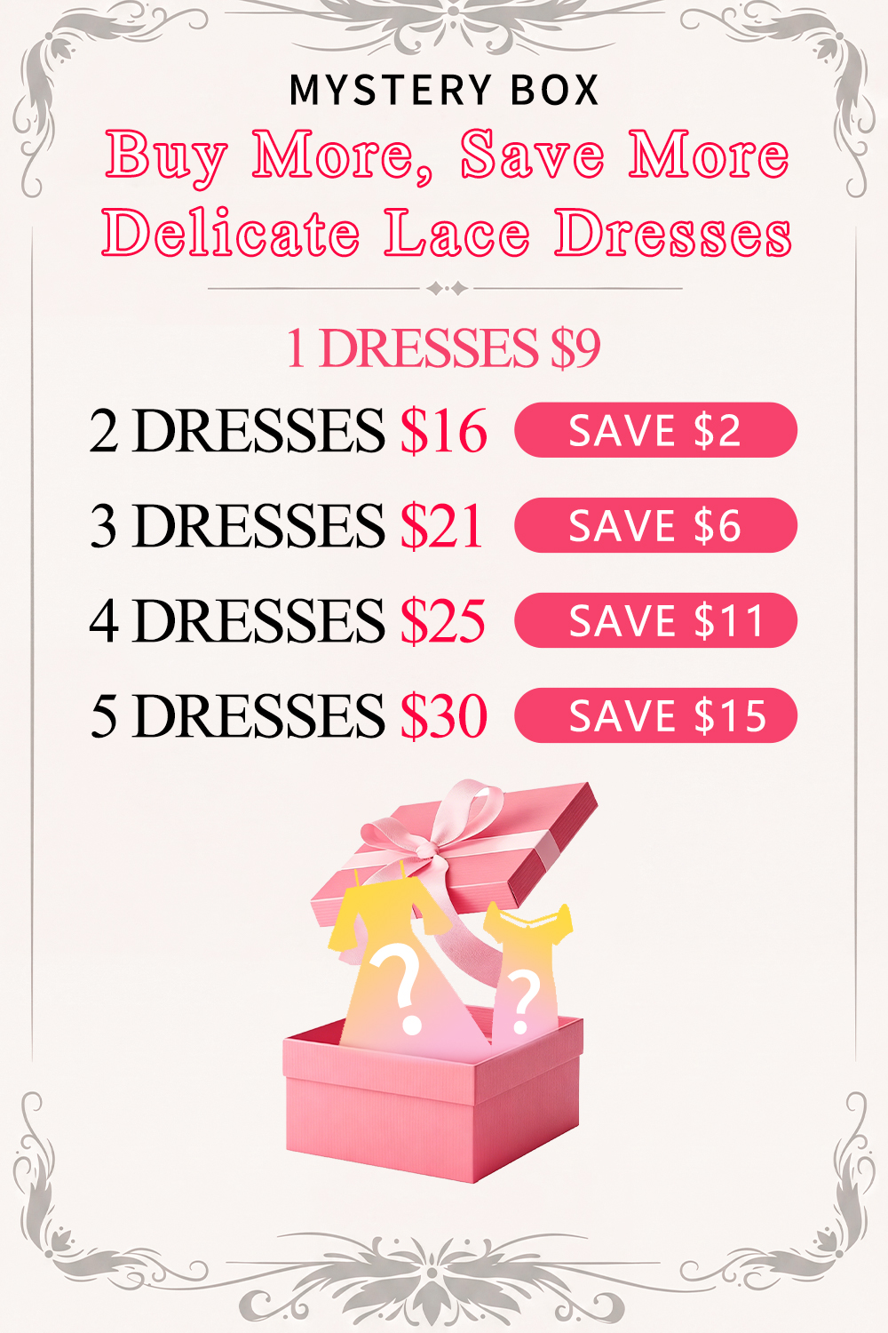Mystery Box - Lace Dress - Bundle Discount