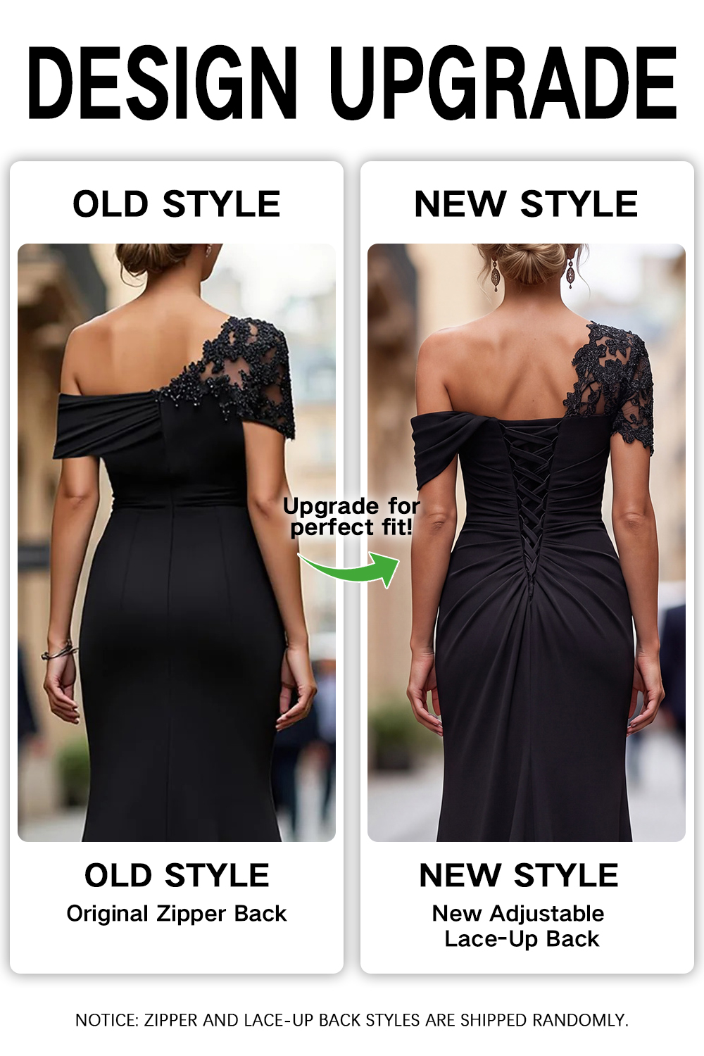 Maxi Black Sheath One Shoulder Ruched Mother of the Bride Dress with Appliques