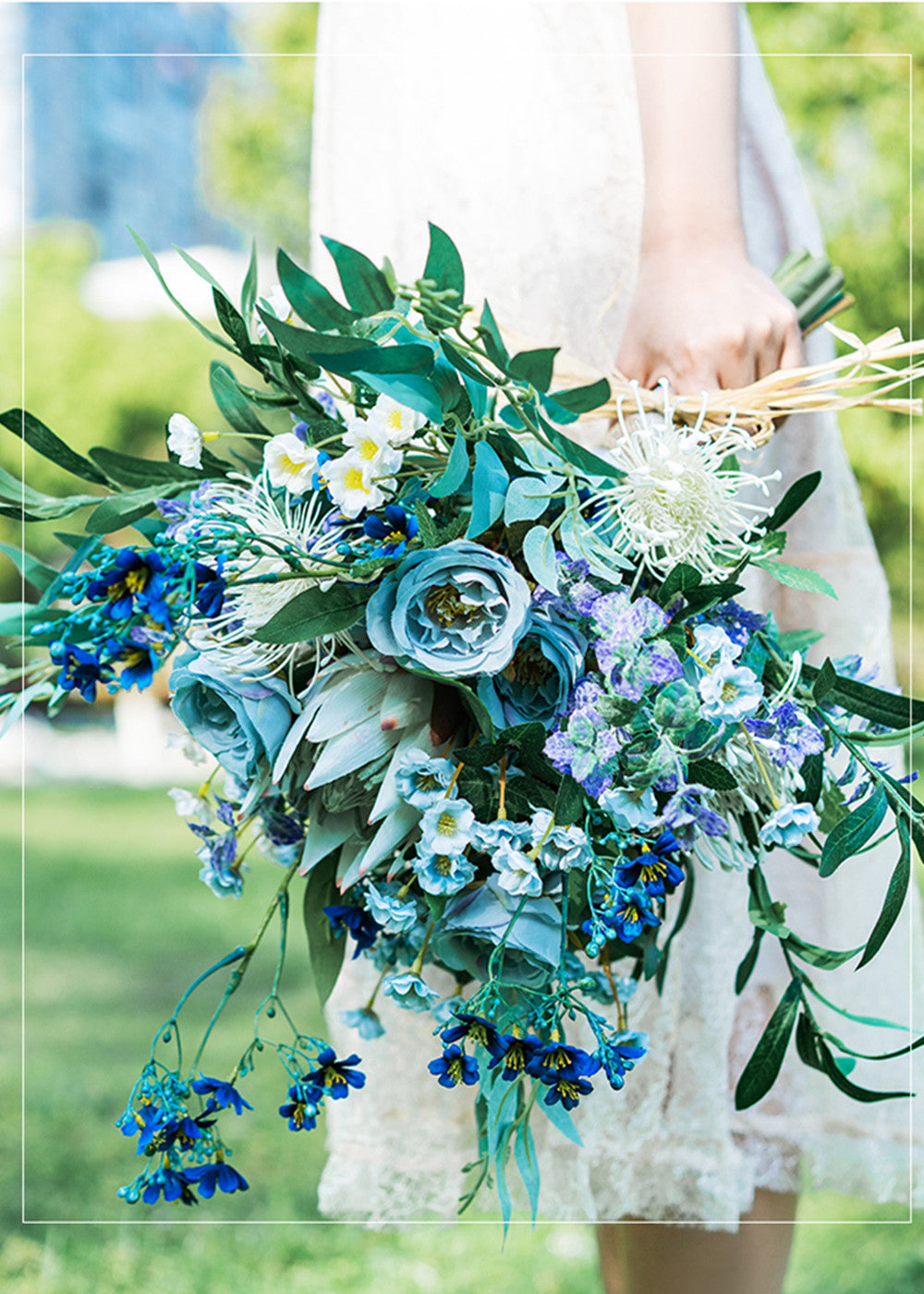 Artificial Flowers Wedding Bouquets for Bride