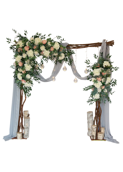 Pink Wedding Arch Floral Decoration