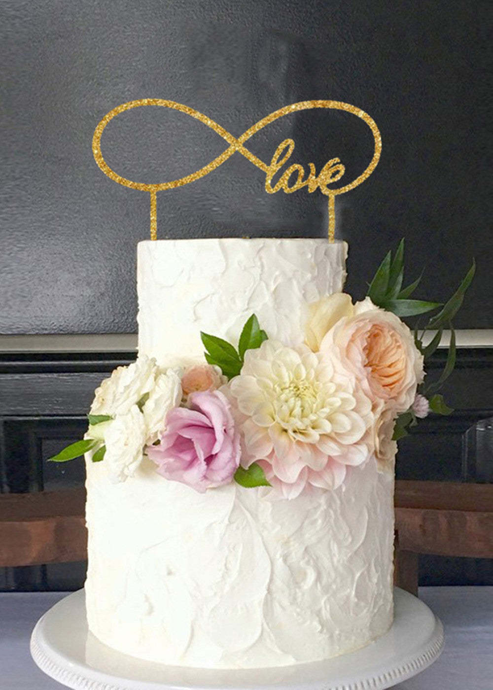10 PCS Simple Wedding Cake Topper