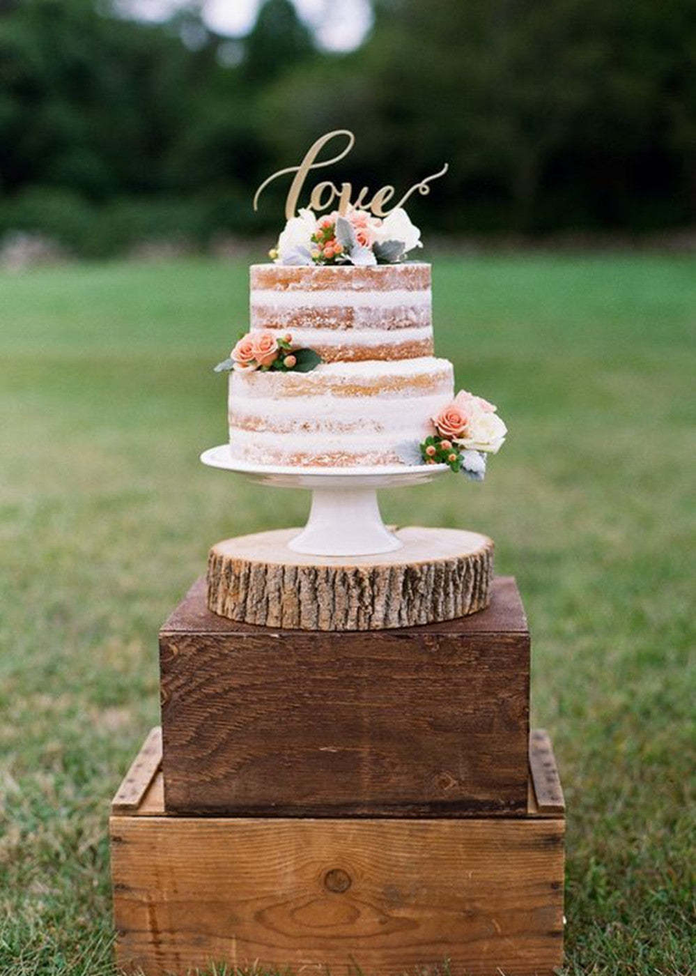 10 PCS "love" Cake Topper Wedding Decoration