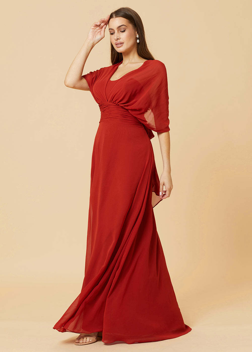 Multiway Floor Length Chiffon A-line Bridesmaid Dress