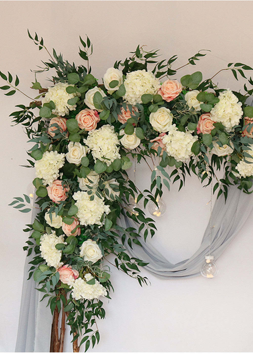 Pink Wedding Arch Floral Decoration