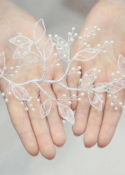 Elegant Lace Flower Hair Decoration