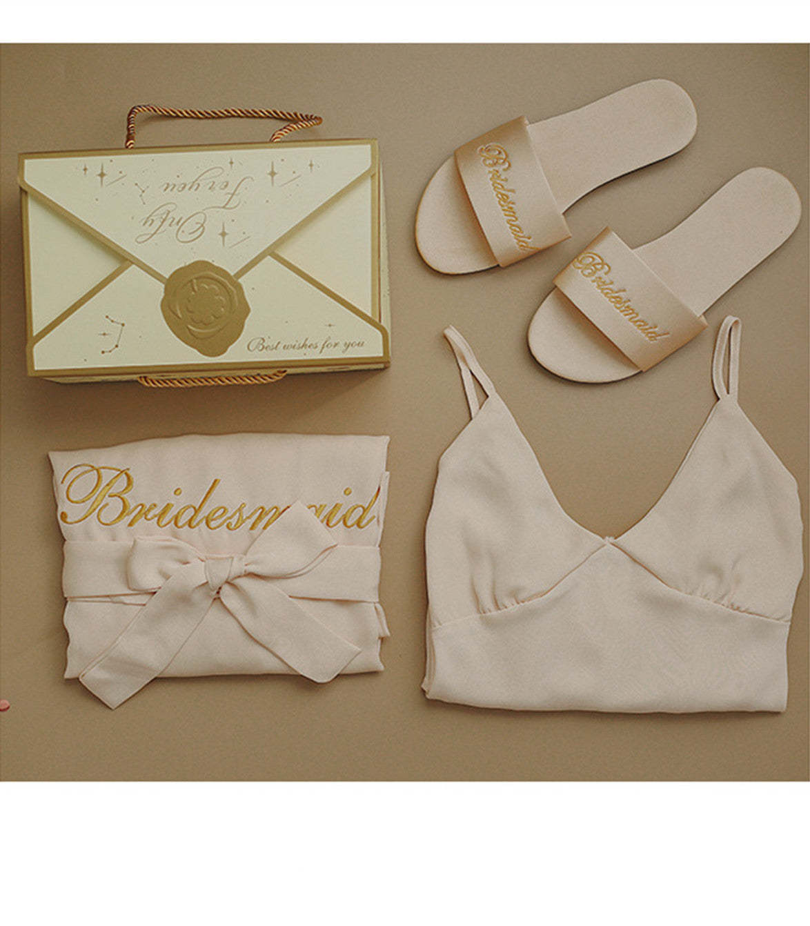 Wedding Satin Bride and Bridemaid Robes Set