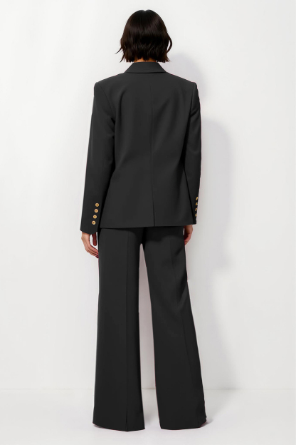 Burgundy Satin 2 Piece Notched Lapel Women Business Suits with Pockets