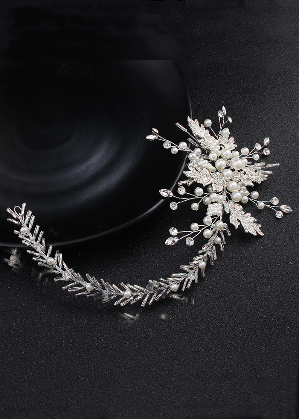 Alloy Ladies Headbands With Rhinestone