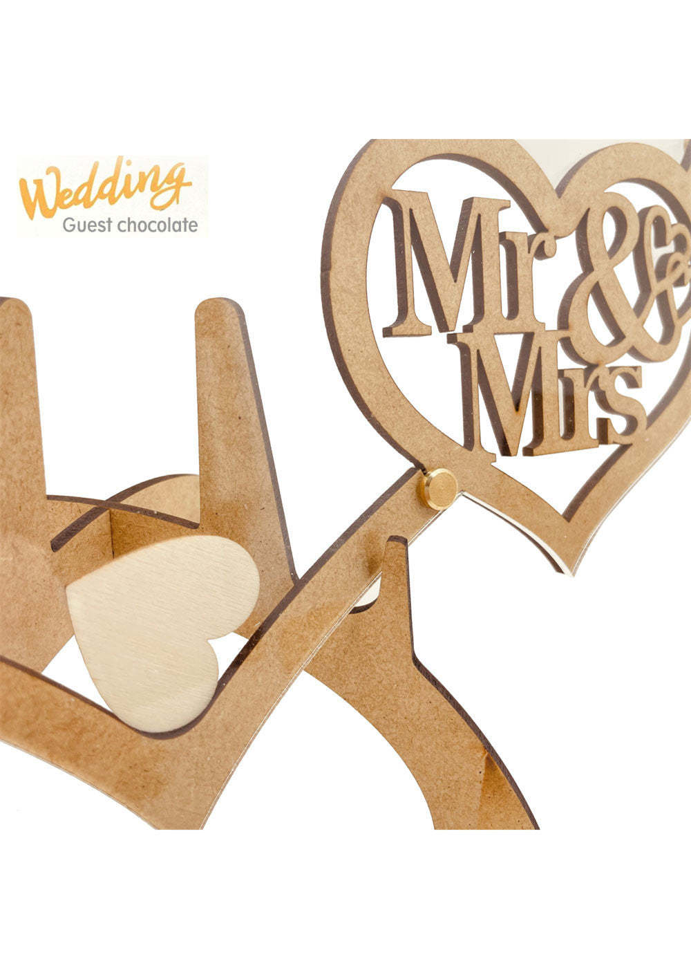 Hearts Wedding Guest Book Alternative