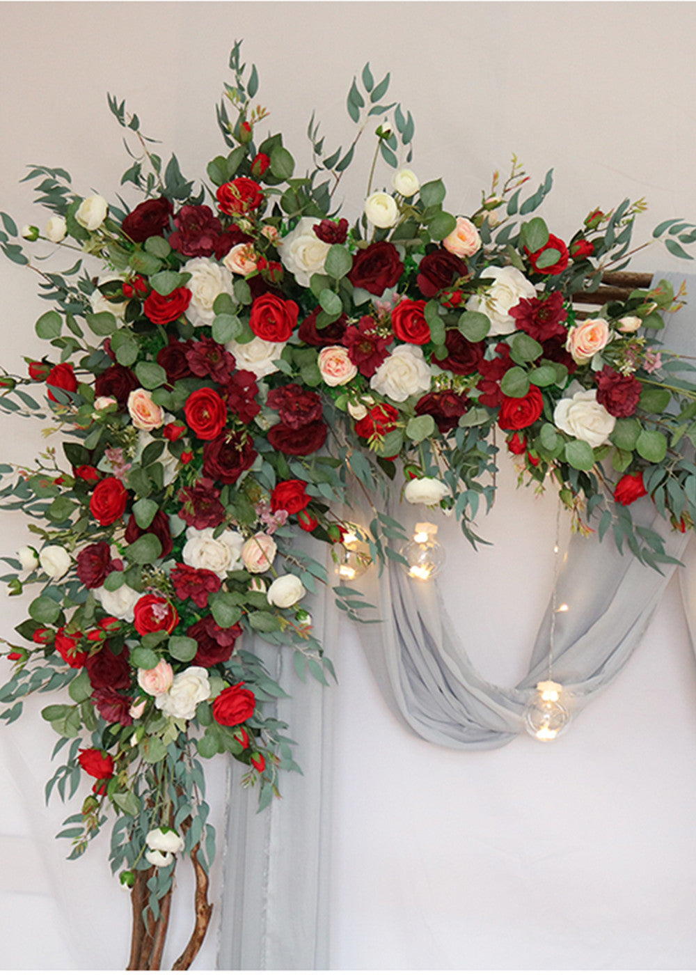 Pink Wedding Arch Floral Decoration