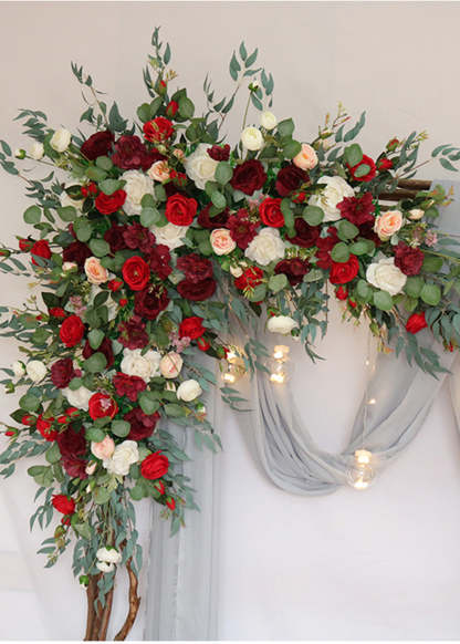 Pink Wedding Arch Floral Decoration