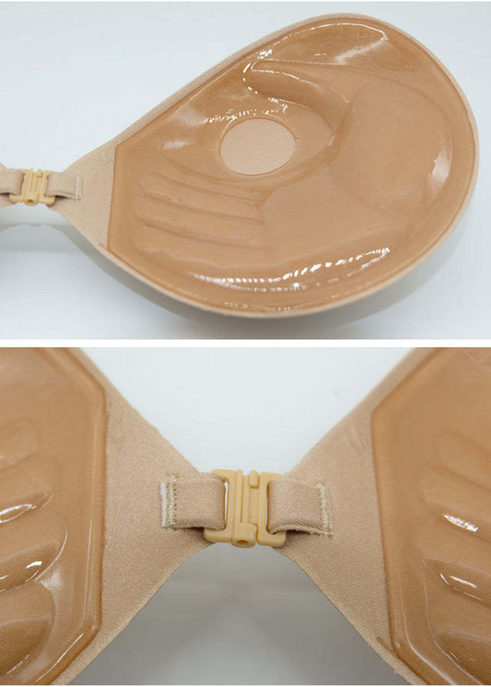 Strapless Adhesive Invisible Push up Bra for Backless Dress