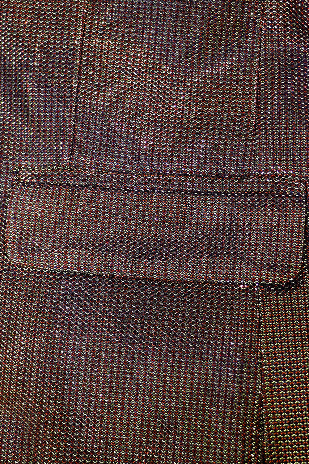 Sparkly Brown One Button Shawl Lapel Men's Blazer