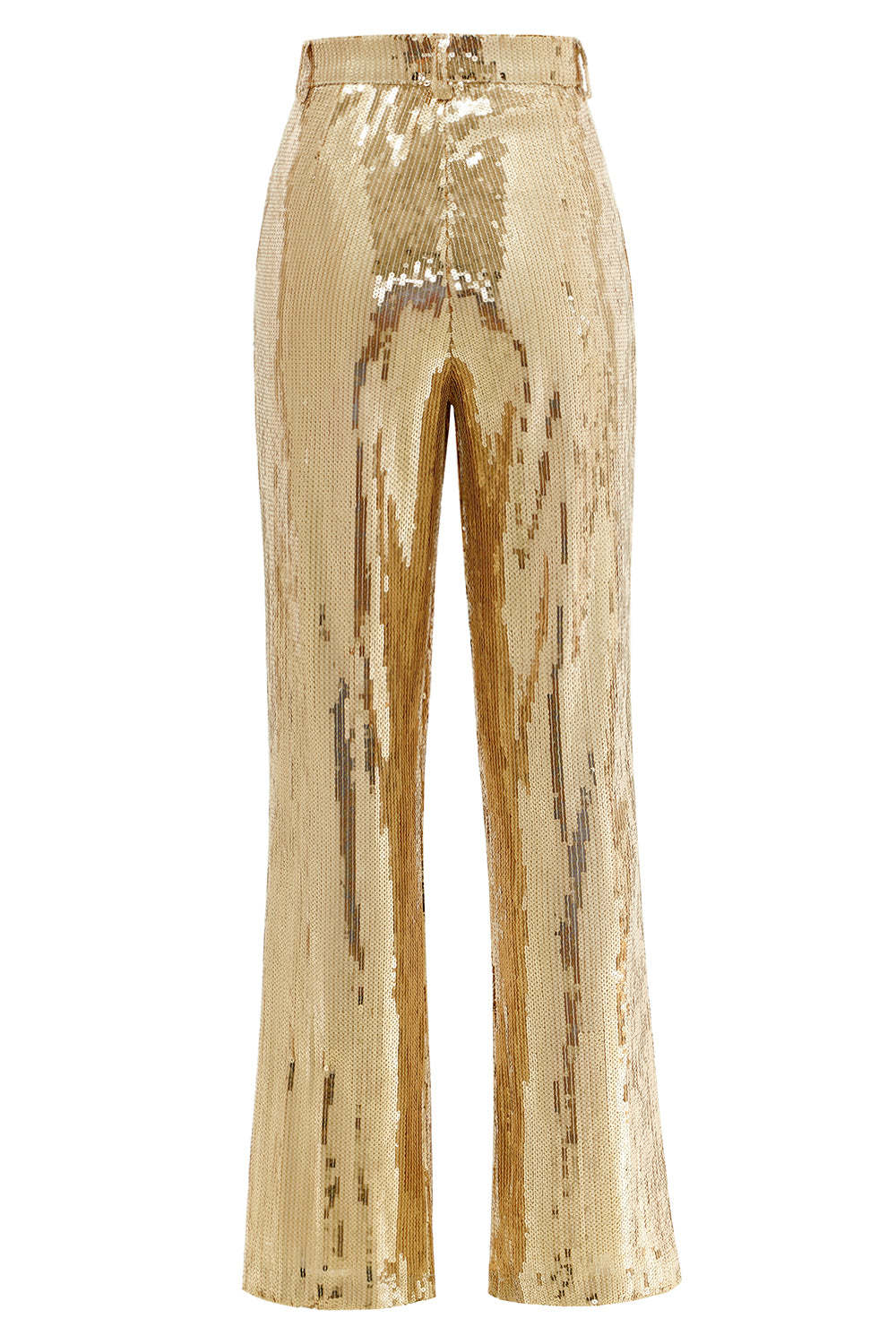 Sparkly Golden Sequined 2 Piece Women Party Suits