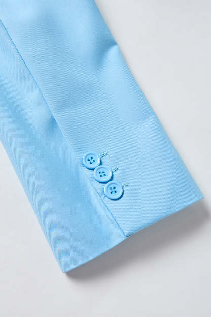 Blue 2 piece Women's Suits with Belt