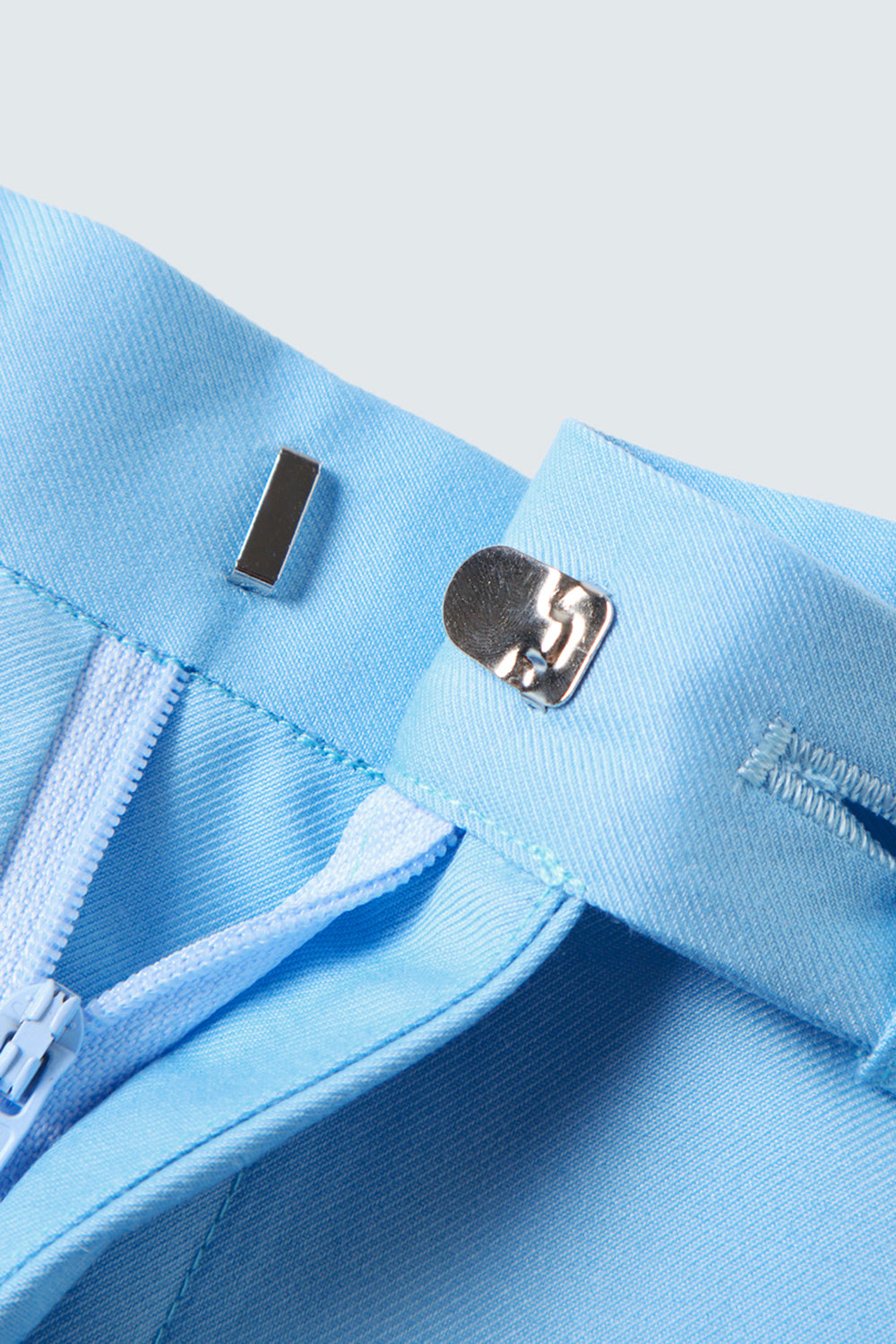 Blue 2 piece Women's Suits with Belt