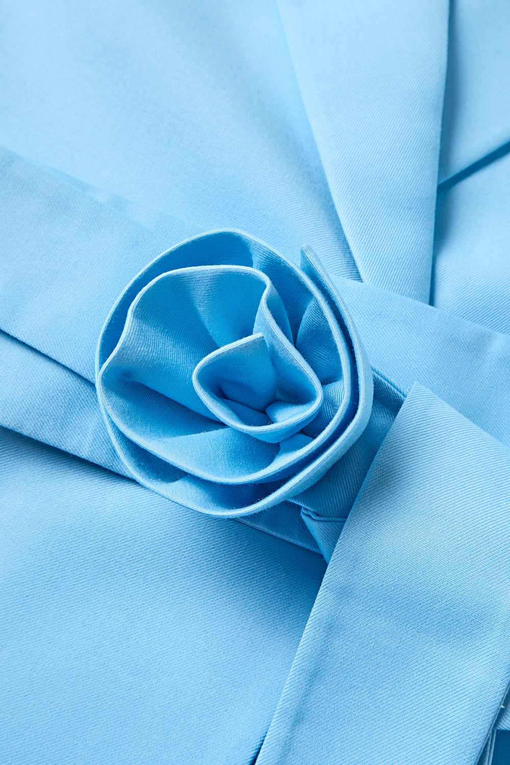 Blue 2 piece Women's Suits with Belt