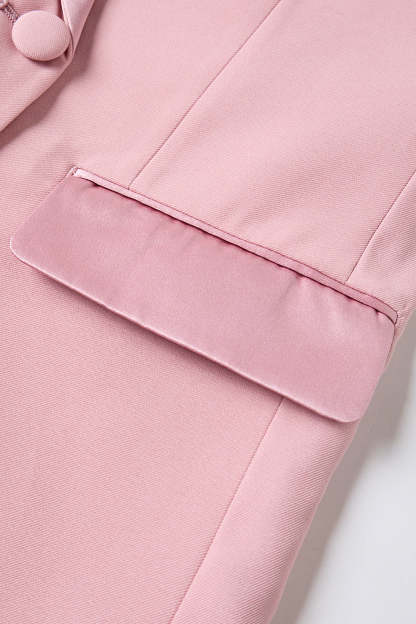 Blush Double Breasted 2 Piece Women's Formal Suits