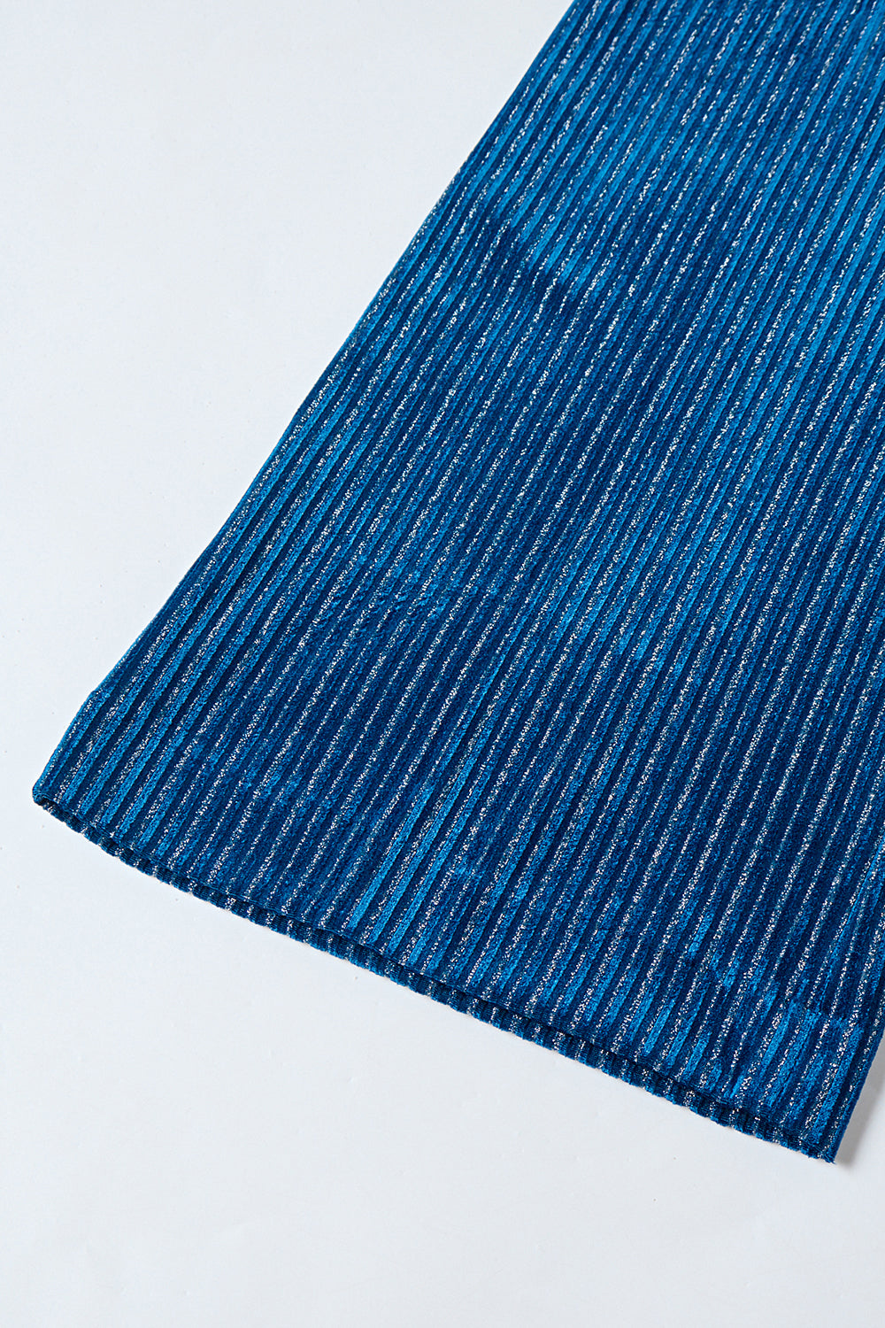 Ink Blue Notched Lapel Striped 2 Piece Women Prom Suits