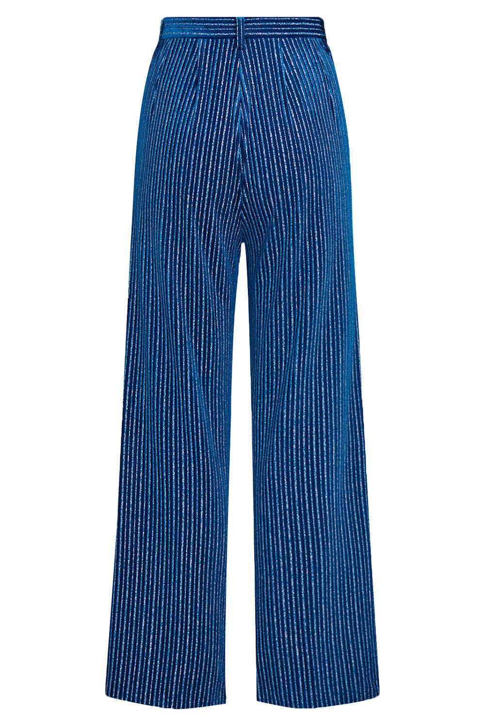Ink Blue Notched Lapel Striped 2 Piece Women Prom Suits