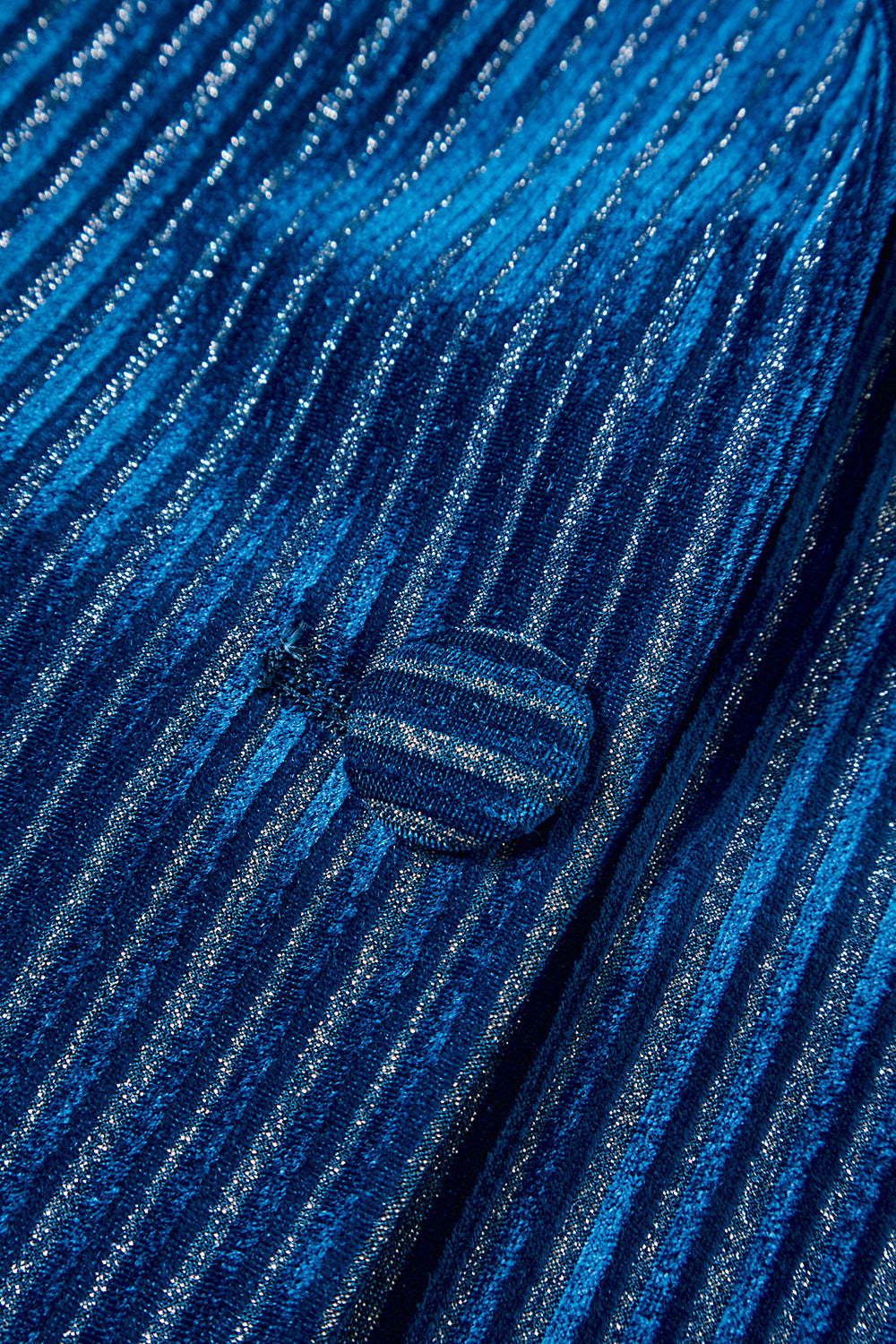 Ink Blue Notched Lapel Striped 2 Piece Women Prom Suits