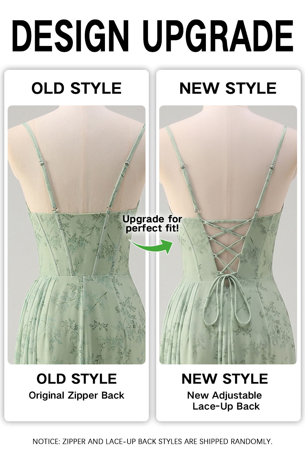 Dusty Sage Floral Mermaid Spaghetti Strap Prom Dress with Slit
