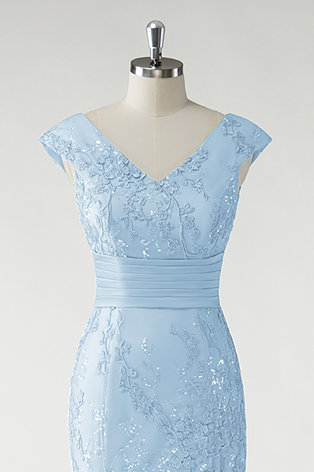 Gorgeous Green Embroidered Mermaid Mother of the Bride Dress