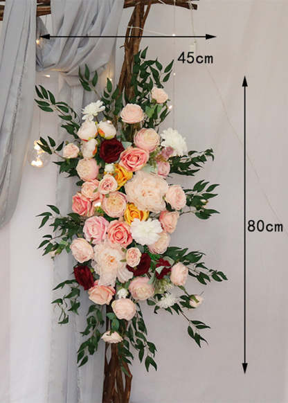 Pink Wedding Arch Floral Decoration