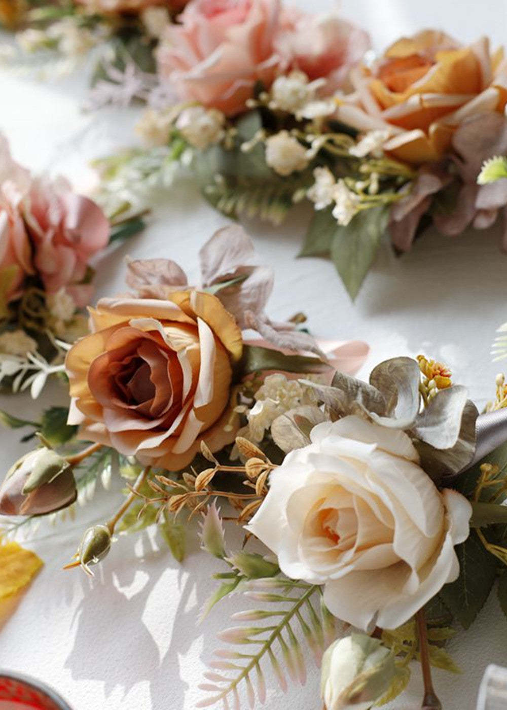 Rose Boutonniere and Wrist Corsage