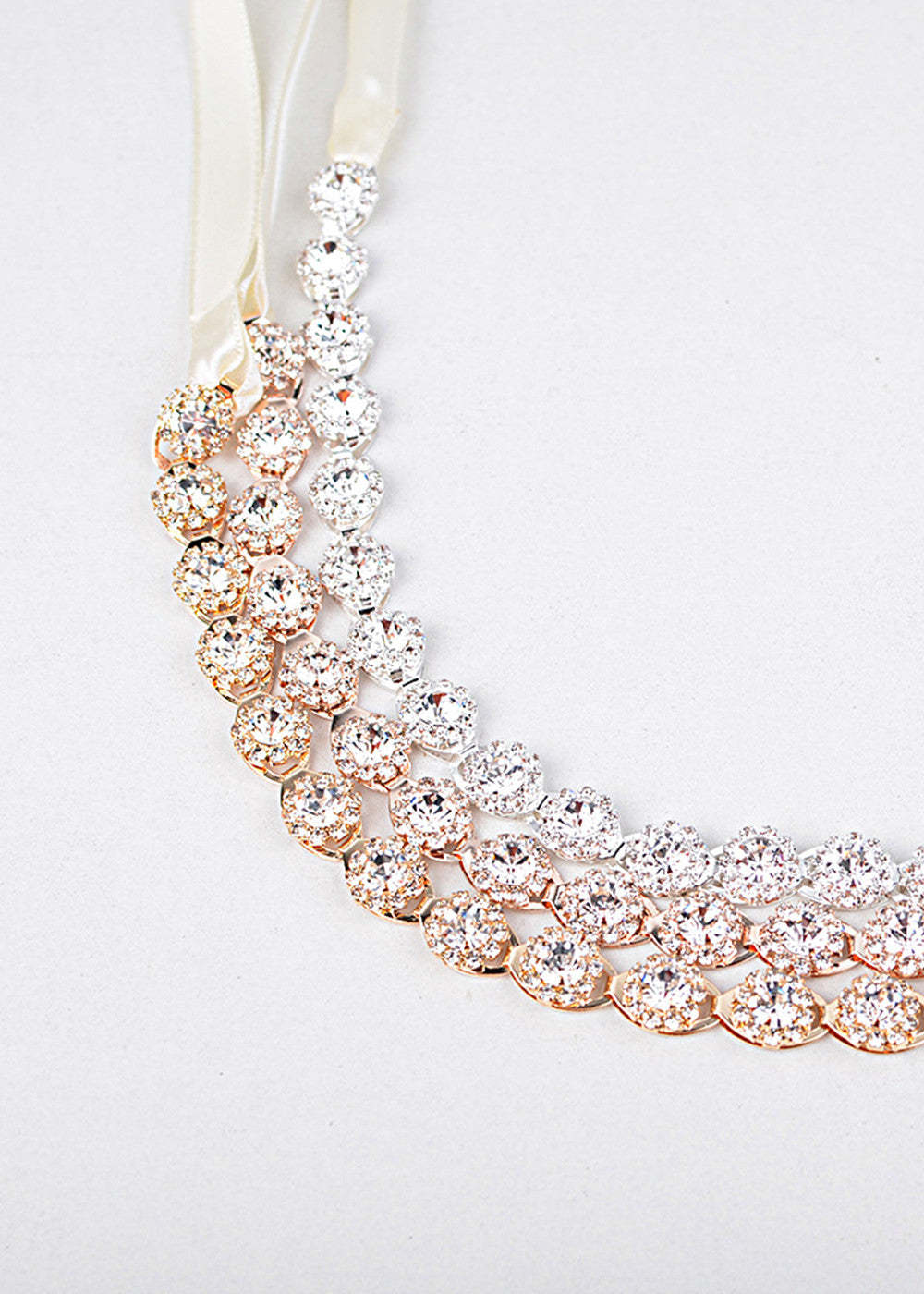 Alloy Ladies Headbands With Crystal