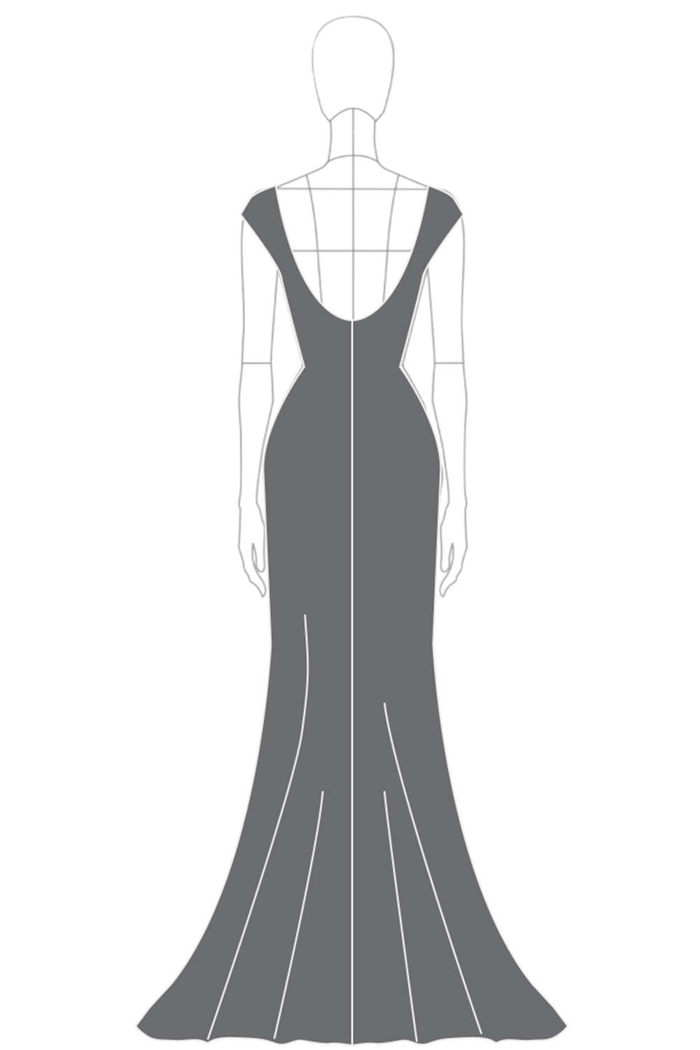 Dark Grey V Neck Sheath Applique Long Formal Dress