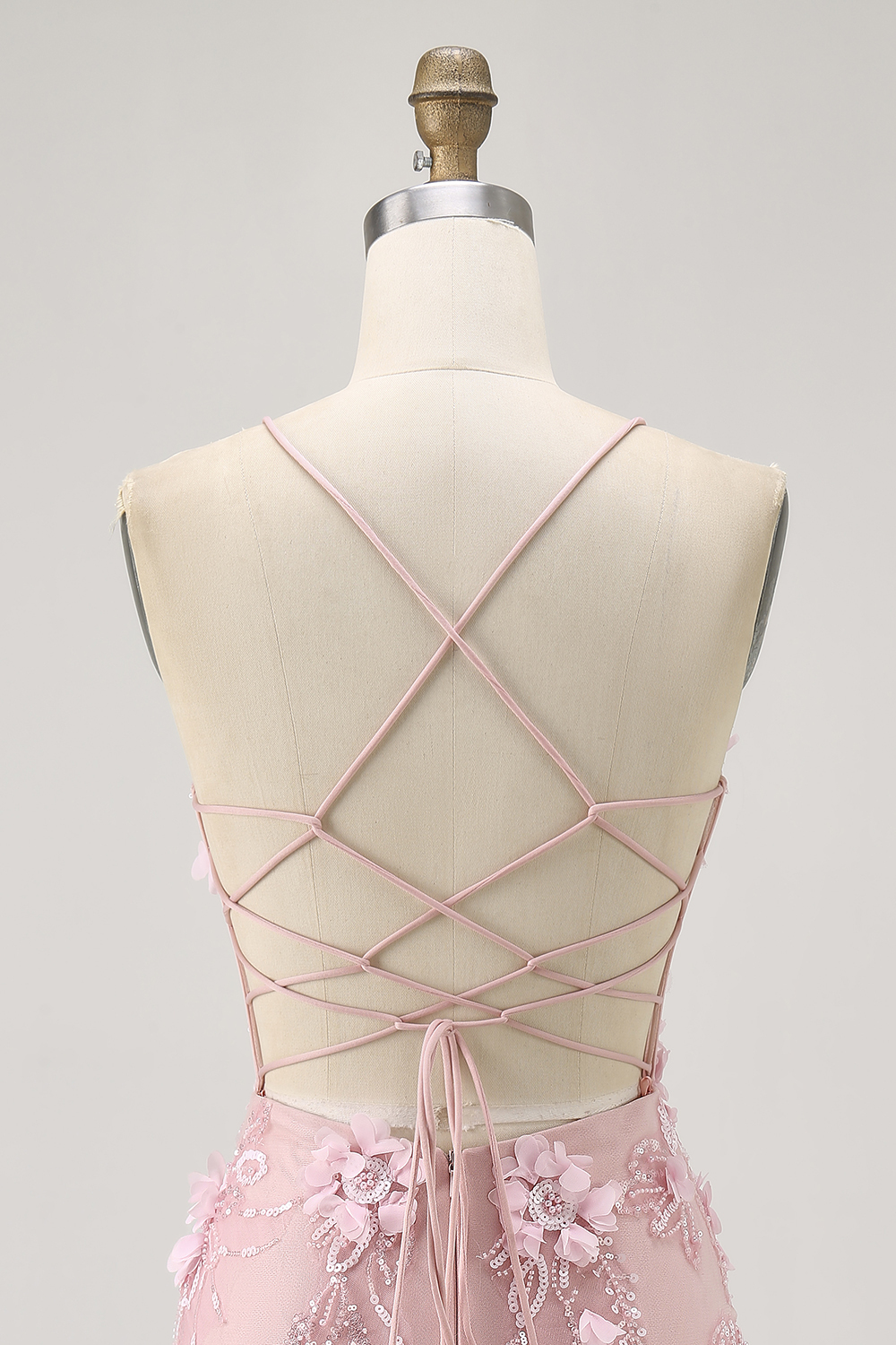 Sparkly Blue Tight Floral Corset Short Appliqued Homecoming Dress with Sequins