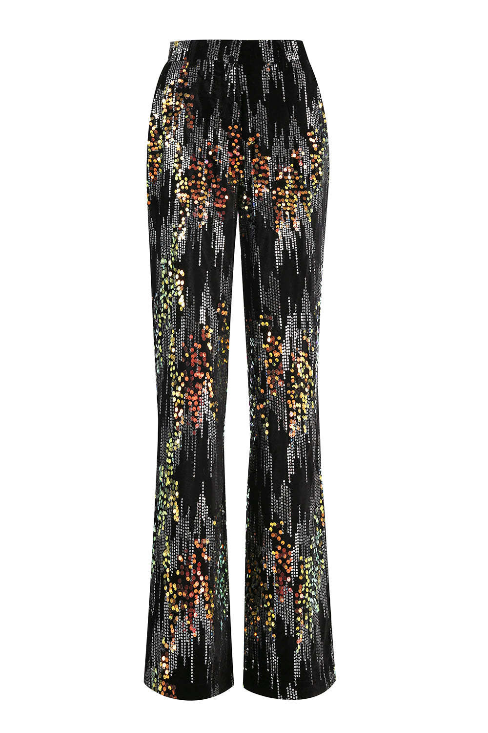 Sparkly Black 2 Piece Peak Lapel Sequin Women Prom Suits