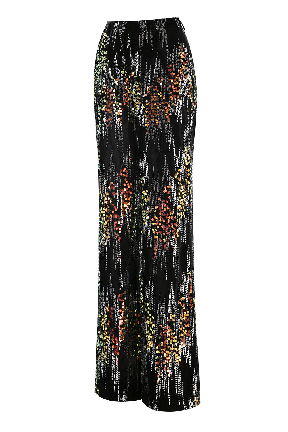 Sparkly Black 2 Piece Peak Lapel Sequin Women Prom Suits