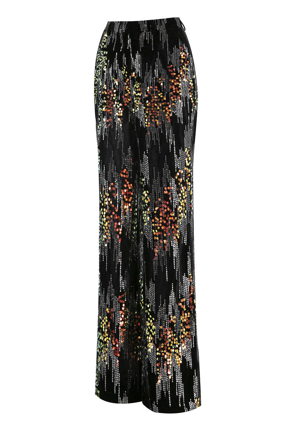 Sparkly Black 2 Piece Peak Lapel Sequin Women Prom Suits