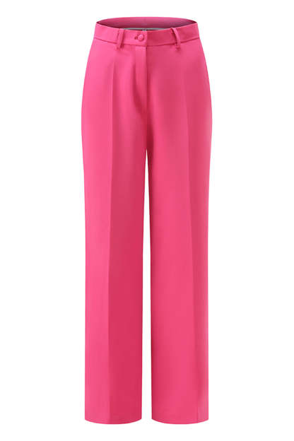 Fuchsia Double Breasted 2 Piece Women Prom Suits