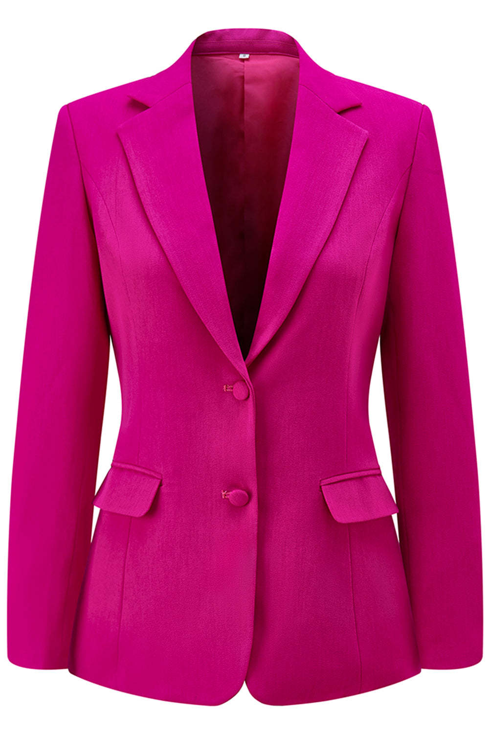 Dark Fuchsia 2 Piece Notched Lapel Women Prom Suits